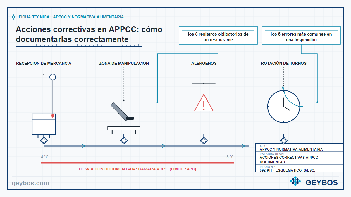 Ilustración: Acciones correctivas en APPCC: cómo documentarlas correctamente