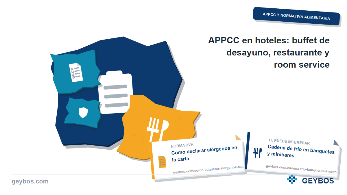 Ilustración: APPCC en hoteles: buffet de desayuno, restaurante y room service