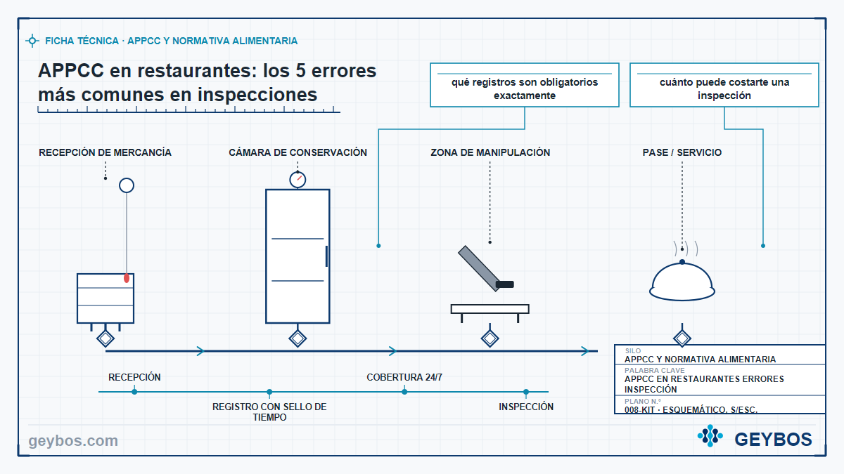 Ilustración: APPCC en restaurantes: los 5 errores más comunes en inspecciones
