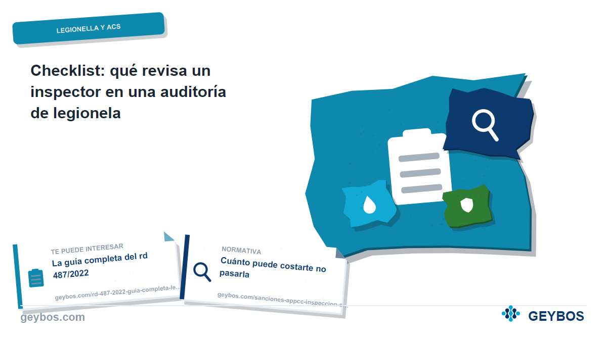 Ilustración: Checklist: qué revisa un inspector en una auditoría de legionela