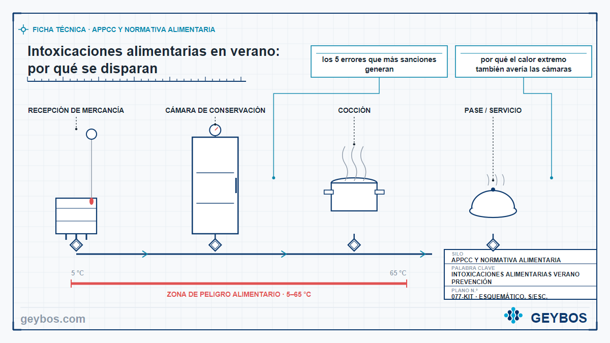 Ilustración: Intoxicaciones alimentarias en verano: por qué se disparan