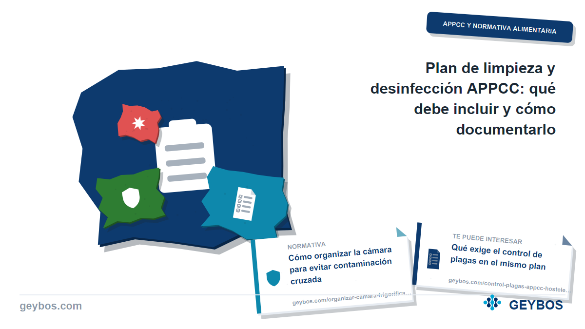 Ilustración: Plan de limpieza y desinfección APPCC: qué debe incluir y cómo documentarlo