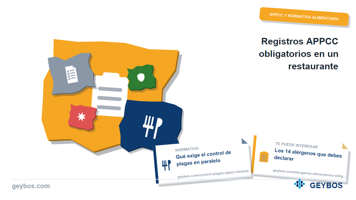 Ilustración: Registros APPCC obligatorios en un restaurante