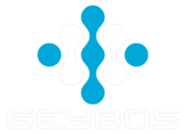 Logotipo Geybos para fondo oscuro